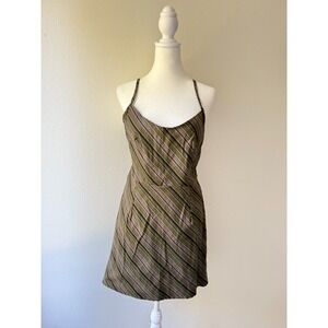 Urban Outfitters‎ Urban Renewal Striped Mini Dress M Multicolor Spaghetti Strap